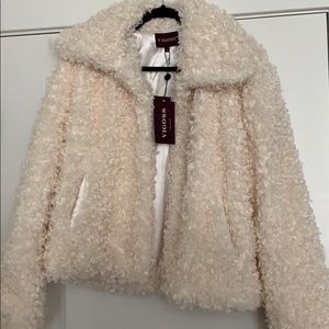 Vigoss faux Mongolian coat
